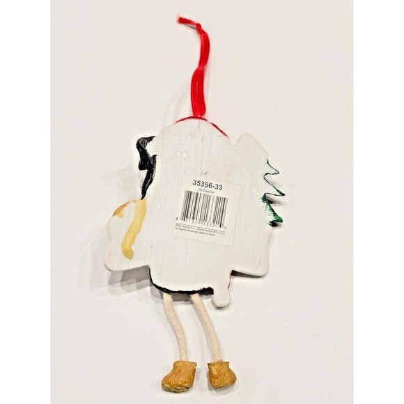 Rottweiler Personalized Dog Christmas Tree Ornament w/ Dangling Legs Write Name - Picture 2 of 3